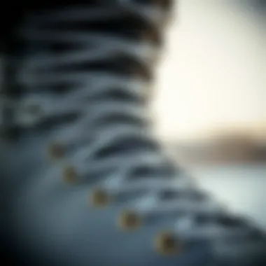 Efficient Boa Lacing System Close-up of the Boa lacing system highlighting its efficiency and ease of use