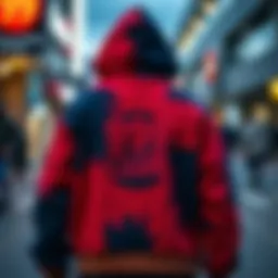 Artistic representation of the 999 Club hoodie showcasing its vibrant design