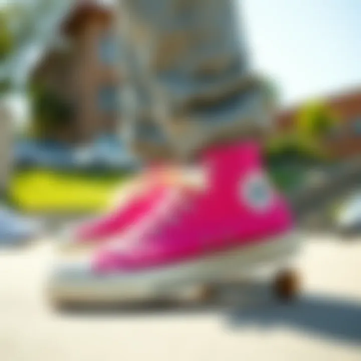 Magnificent Exploring Pink Chuck Taylor Shoes: A Blend of Style and Functionality for Skateboarding