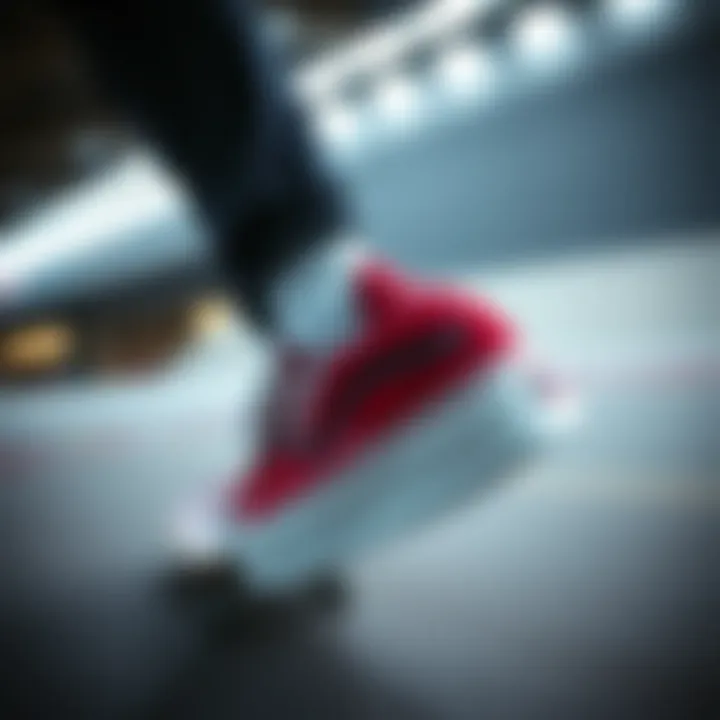 Magnificent Exploring Red Vans Platform Sneakers in the Skateboarding Sphere
