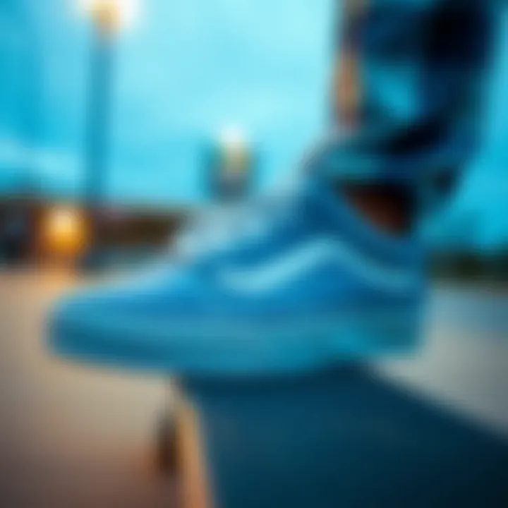 Magnificent Exploring the Significance of Blue and White Vans in Skateboarding Culture