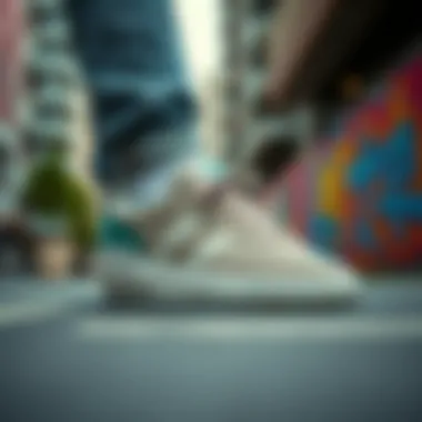 adidas Forum 84 Low in Urban Skateboarding Illustration of the sneaker in an urban skateboarding environment