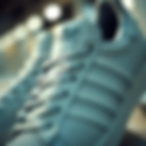 A close-up view of the Adidas Skateboarding Superstar ADV showcasing its unique design elements.