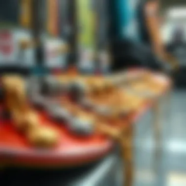 Budget-Friendly Skateboard Chains Selection of budget-friendly skateboard chains on display