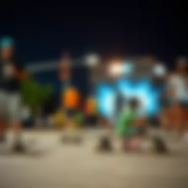 Airwalk Skateboard Community Gathering Community gathering of Airwalk skateboard enthusiasts