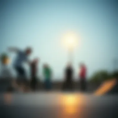 Community Collaboration for Braille Skate Park Community members collaborating to build a Braille skate park