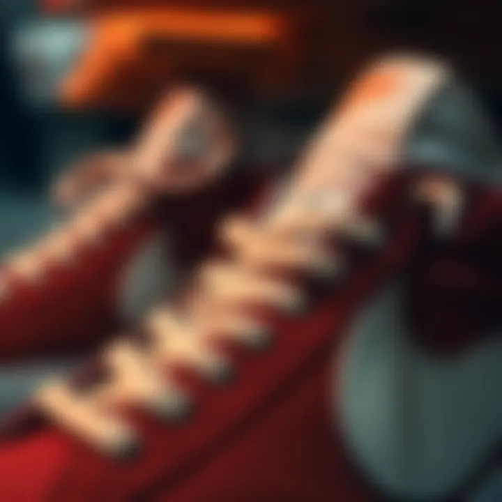 Detailing and Craftsmanship of Nike Blazers Close-up of Nike Blazer detailing and craftsmanship