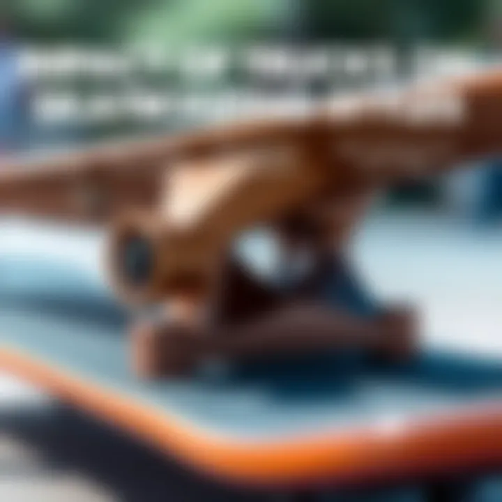 Infographic highlighting the impact of skateboard trucks on various skating styles