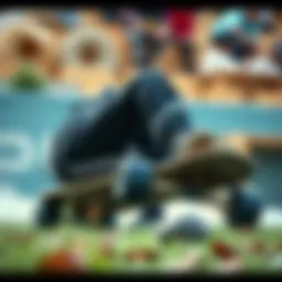 Dakine skateboard gear showcased in an outdoor setting