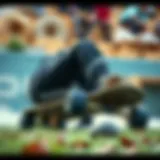 Dakine Skateboard Gear in Action Dakine skateboard gear showcased in an outdoor setting