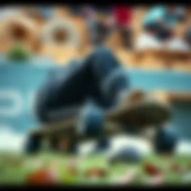 Dakine Skateboard Gear in Action Dakine skateboard gear showcased in an outdoor setting