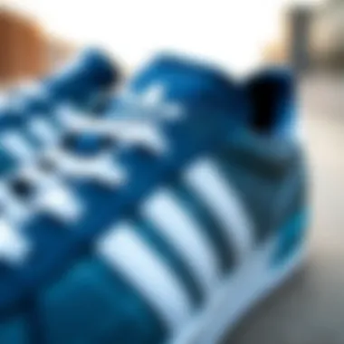 Detailed Design of Adidas Campus 2 Close-up view of the Adidas Campus 2 showcasing its design details