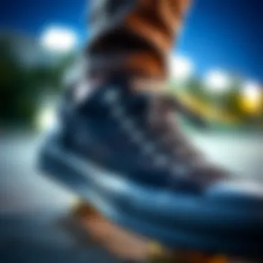 Design Features of Converse Lift Close-up of Converse Lift showing design details