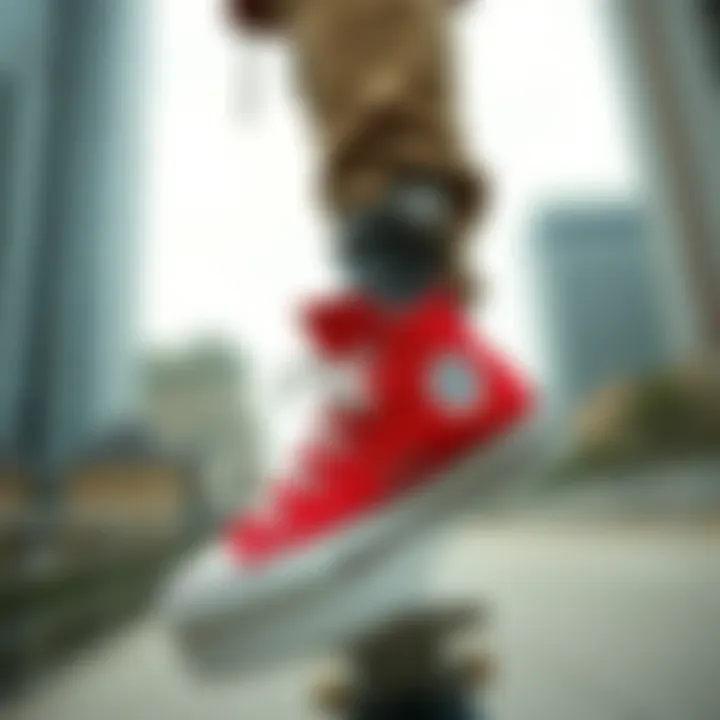 Stylish outfit featuring the Converse Platform High Top for a fashionable street look