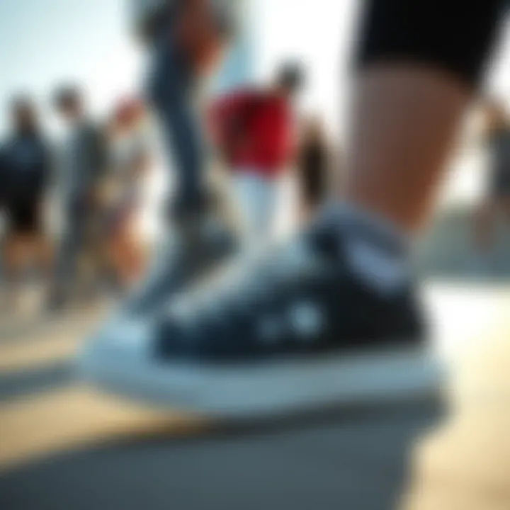 Skaters Embracing the Converse Run Star Motion Sneakers Group of skaters wearing Converse Run Star Motion Sneakers