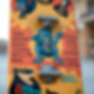 Classic Creature Board Art A vintage Creature skateboard showcasing the brand's unique art style