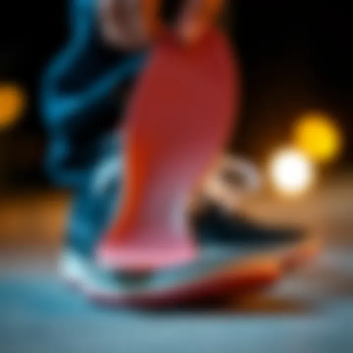 Material Quality and Durability of Crep Protect Insoles Close-up of Crep Protect insoles showing material quality and durability