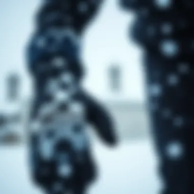 Waterproof Performance in Winter Conditions Waterproof test of Dakine Fleetwood Mittens in snowy conditions