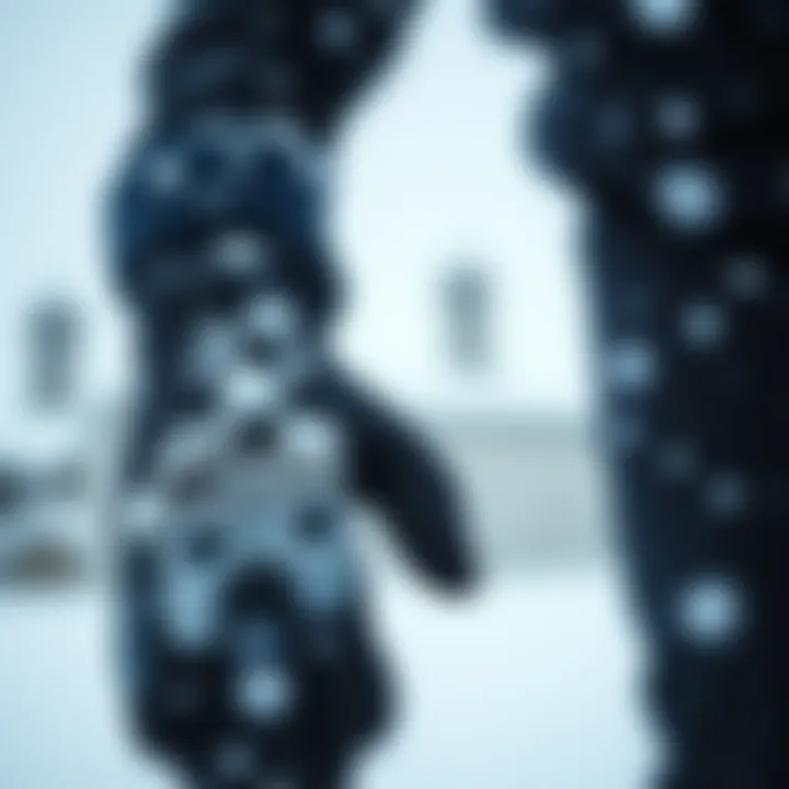 Waterproof Performance in Winter Conditions Waterproof test of Dakine Fleetwood Mittens in snowy conditions