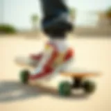 DC Globe Shoes in Action Stylish DC Globe Shoes on a skateboard
