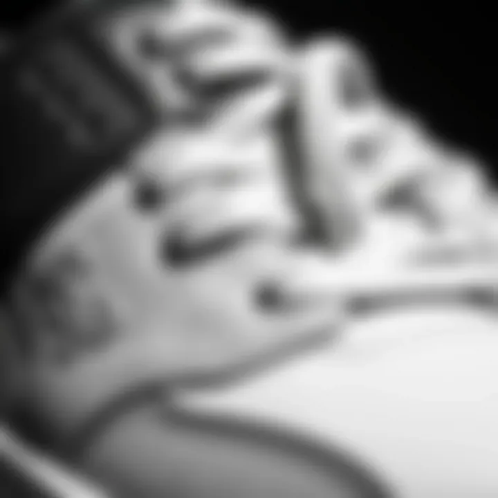 High-Quality Materials in DC Shoes Court Graffik Close-up of quality materials used in DC Shoes Court Graffik