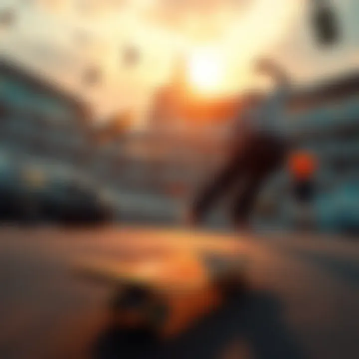 Concept art showcasing a vibrant and immersive game world