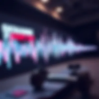 Soundwave visualization representing the audio experience in the game