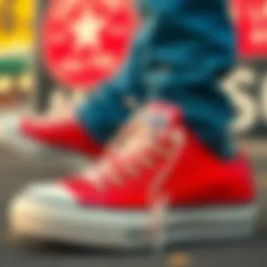 Finding Chuck Taylor Shoe Locations Nearby A map indicating multiple locations where Chuck Taylor shoes are available for purchase.