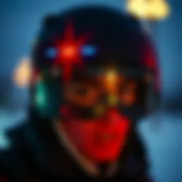 Electric goggles showcasing advanced technology