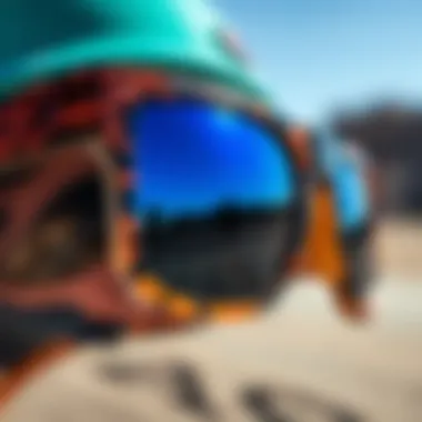 Enhanced Clarity with Polarized Lenses Close-up view of Oakley Holbrook sunglasses showcasing polarized lenses