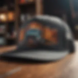 Vintage trucker hat showcasing its unique design