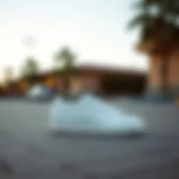 Sleek design of adidas Samba Classic in white