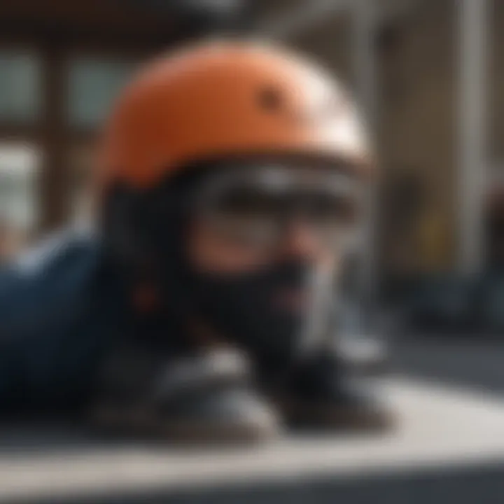 Skateboarding safety gear designed for larger individuals