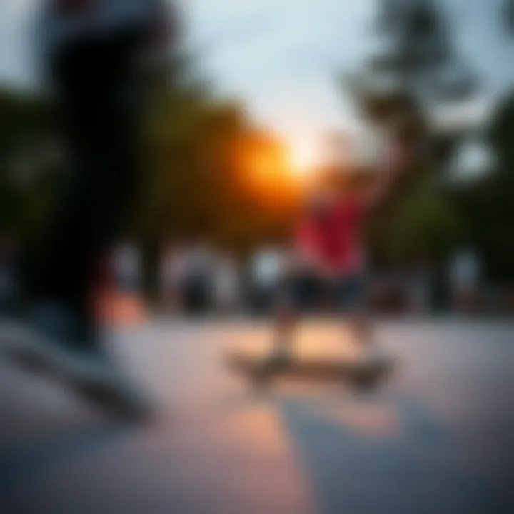 An event showcasing Christian skate culture with live music and skating