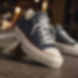 Stylish view of Converse All Star Thick Sole sneakers
