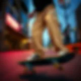 Urban Vibe of Dickies Baggy Pants Dickies baggy pants showcased in an urban skateboarding environment