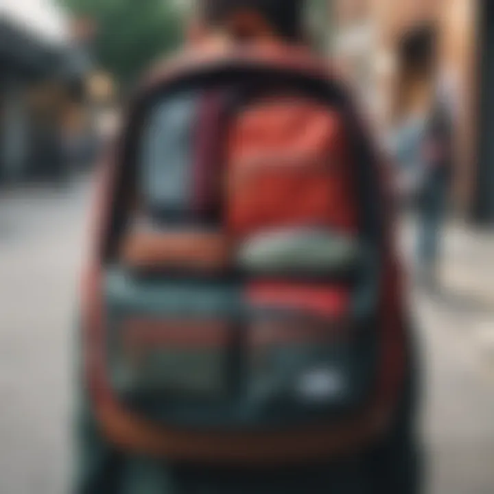 Functional compartments of the Herschel Supply mid volume backpack