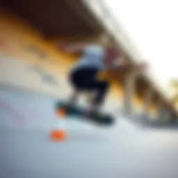 Jamie Foy executing an impressive trick on his skateboard