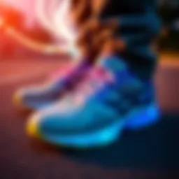 Stylish Lakai running shoes showcasing innovative design