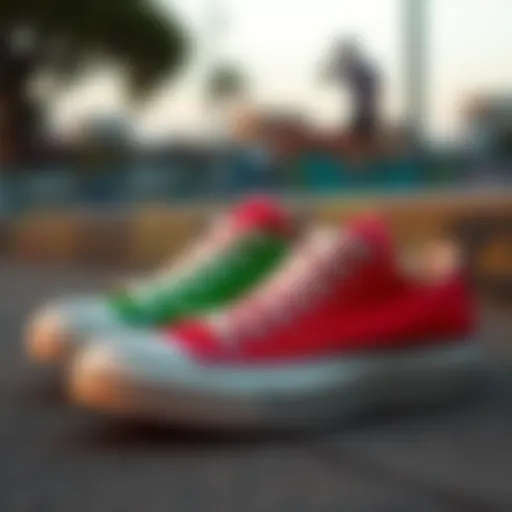 The Iconic Design of Converse All Star Classic design of Converse All Star shoes with unique colorways