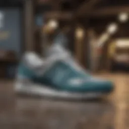 Stylish New Balance sneakers showcasing innovative design