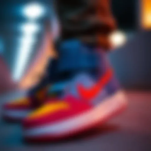 Nike Velcro Swoosh Pack - A Stylish Statement Stylish Nike Velcro Swoosh Pack showcasing vibrant colors