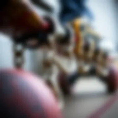 Comparison of different skateboarding chains showcasing features