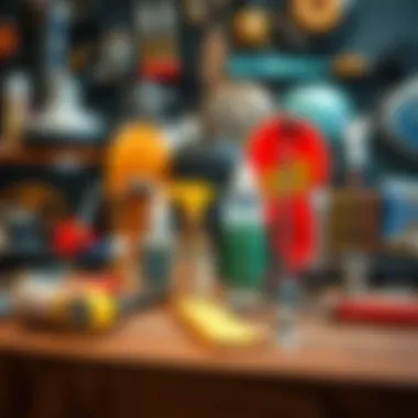 Essential Maintenance Tools for Skateboard Care Maintenance tools and products for Santa Cruz pre-built skateboards displayed on a table