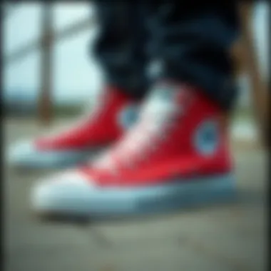 Converse sneakers designed in collaboration with Sean Pablo