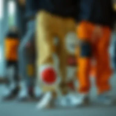 Collection of Streetwear Pants Brands A collection of streetwear pants from various brands