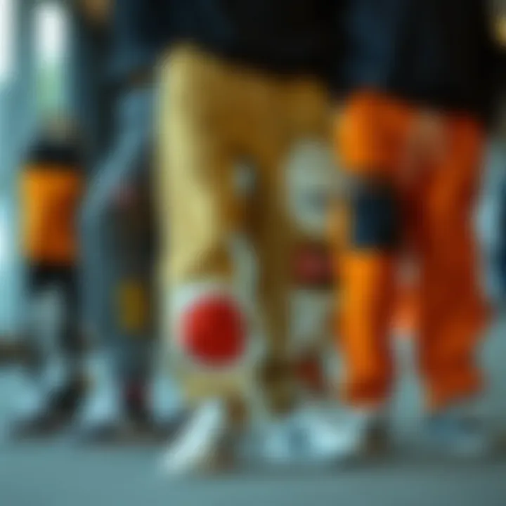 Collection of Streetwear Pants Brands A collection of streetwear pants from various brands