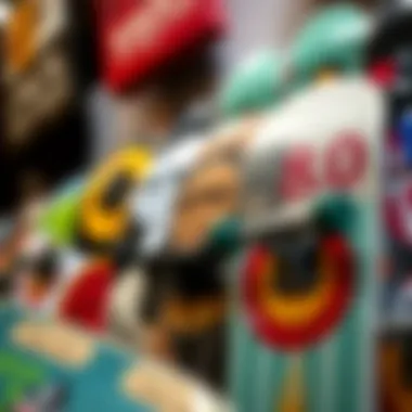 Variety of 8.0 Skateboard Decks Variety of 8.0 skateboard decks from popular brands displayed together