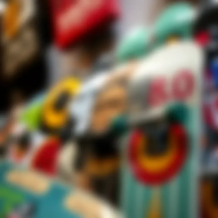 Variety of 8.0 Skateboard Decks Variety of 8.0 skateboard decks from popular brands displayed together