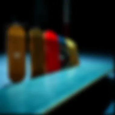 Comparison of Skateboard Deck Dimensions Comparison of different skateboard decks focusing on the 8.0 deck dimensions